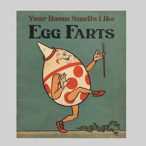 Fridge magnet - Your room smells like egg farts - MAGNET (3.5"*3")