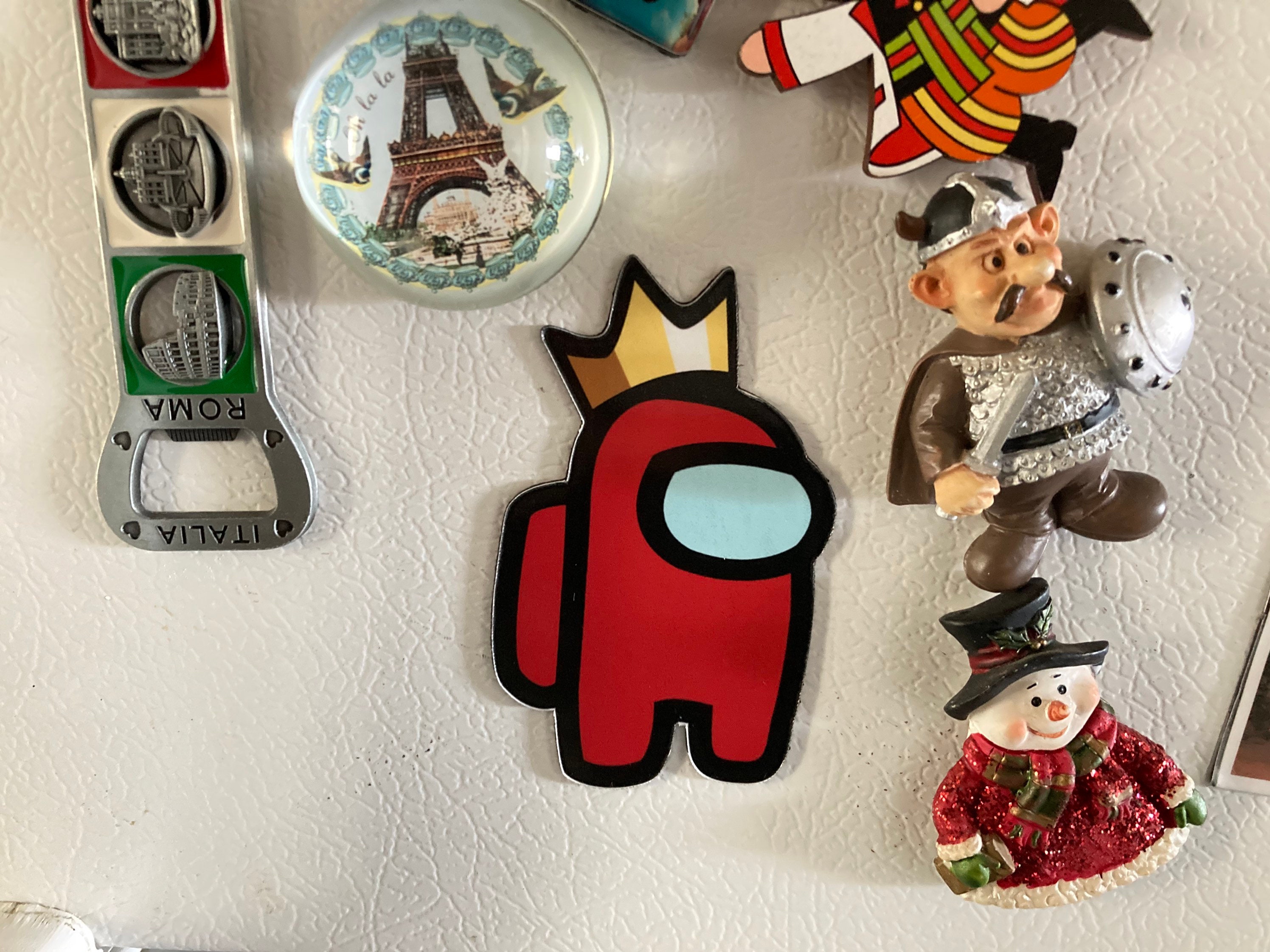 10pcs Mini Homme Aimants, Figurines Colorées Bonhomme Aimanté Enfant