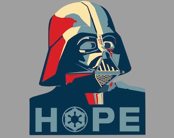 car/fridge magnet,  Darth Vader Star Wars Hope (no residue, easy to relocate)- MAGNET (4" * 5")