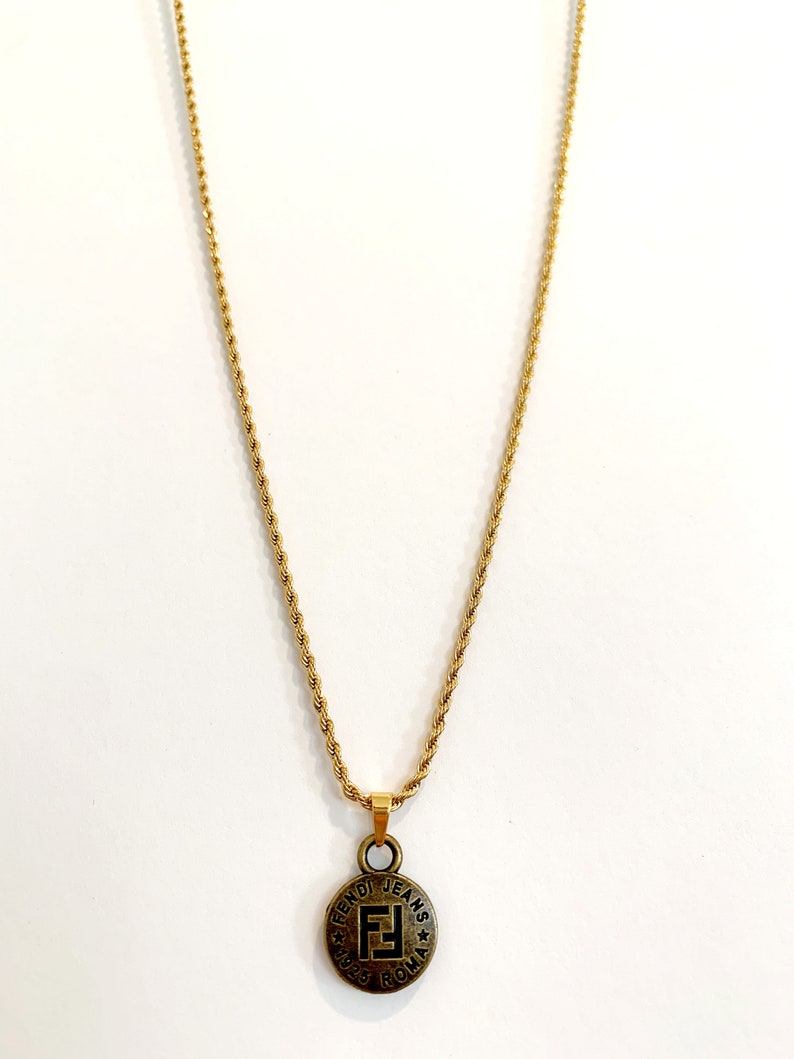 Fendi Vintage Pendant Necklace Gift for Her | Etsy