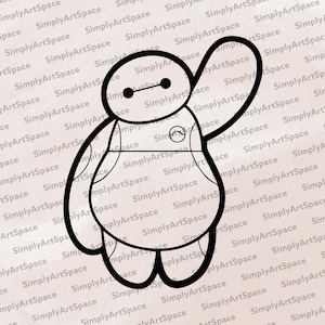 Baymax SVG - Digital Download SVG File