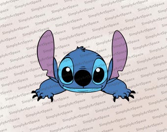 座っているスティッチ（リロ アンド スティッチ）デジタル ファイル