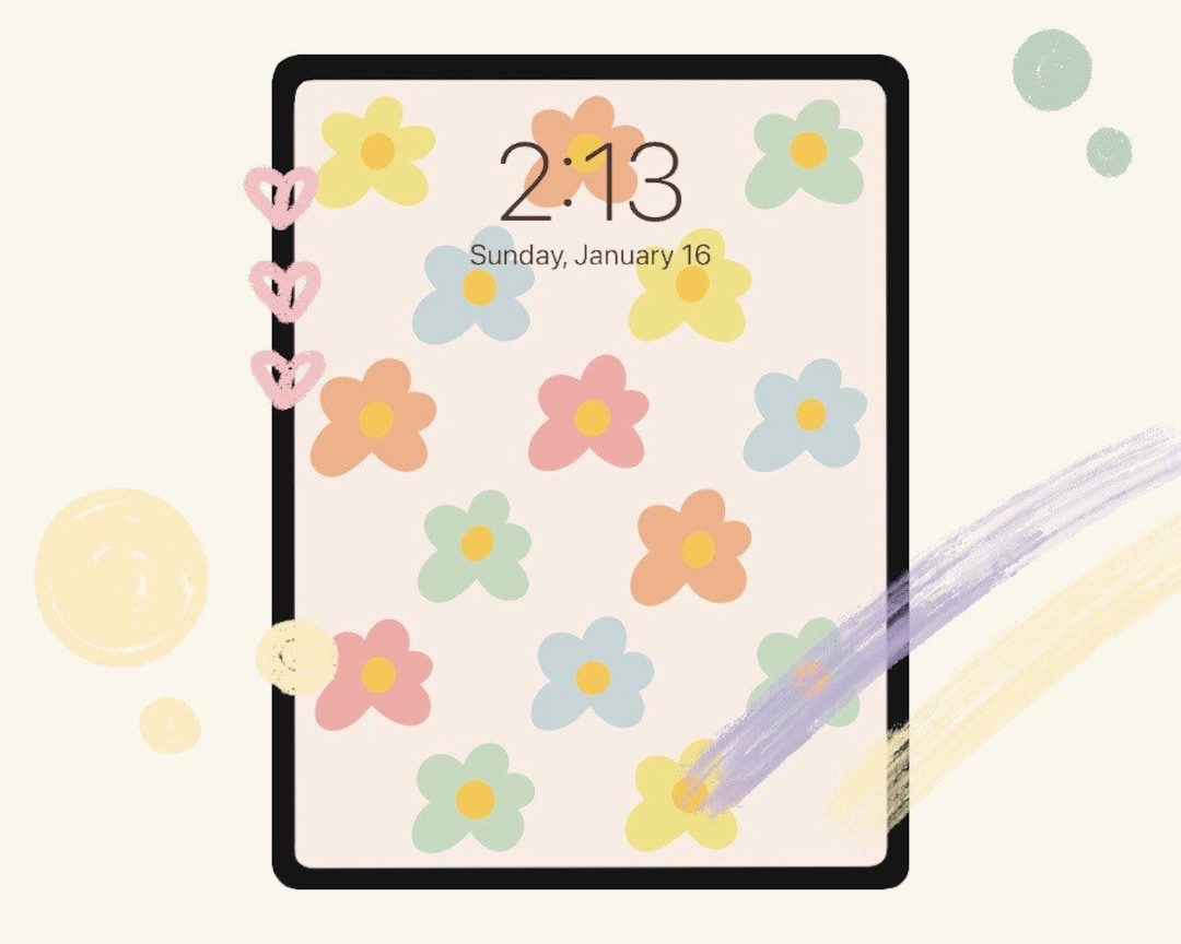 Choose a Floral Background to Decorate Your Screen With