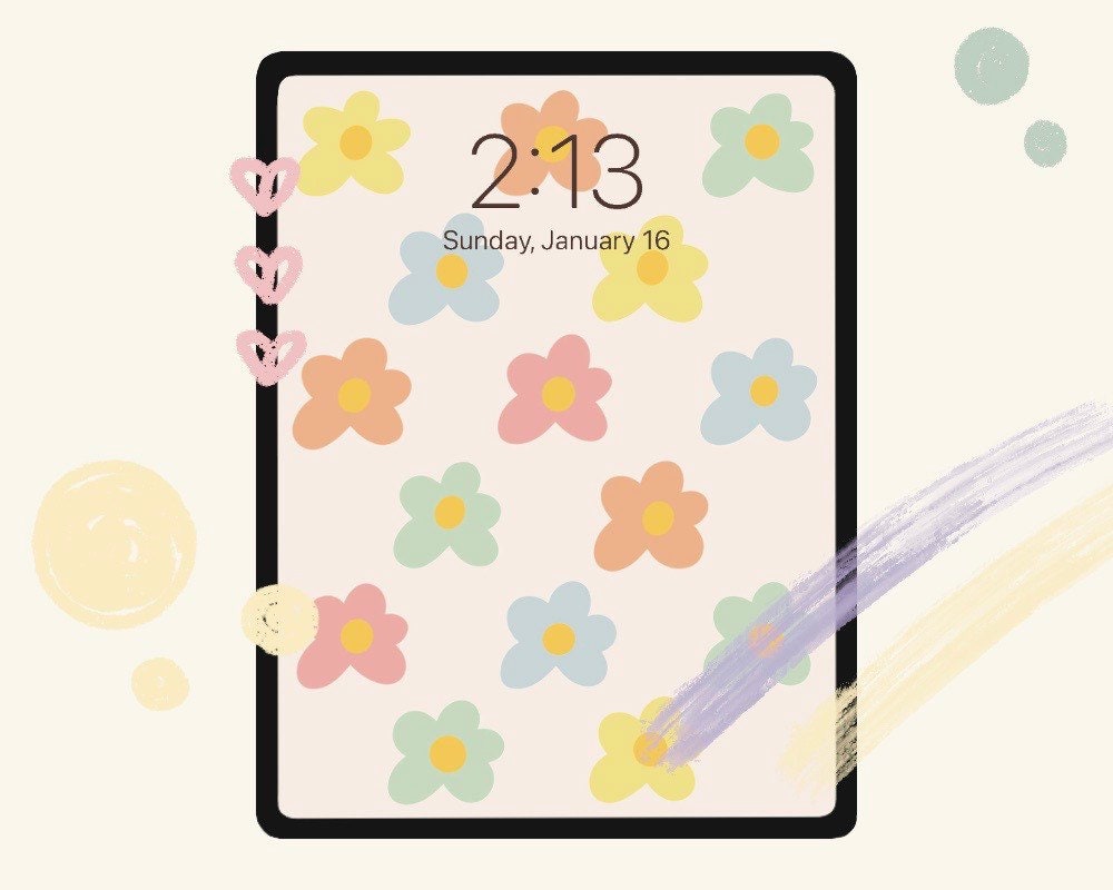 Cute Golf Flower Pattern Wallpaper Aesthetic Simple Ipad - Etsy Cute Golf Flower Pattern Wallpaper Aesthetic Simple Ipad - Etsy