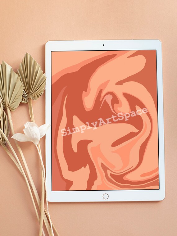 Red Marble Wallpaper Aesthetic Simple Ipad Wallpapers Etsy