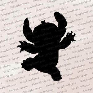 Stitch Silhouette SVG - Digital Download SVG File