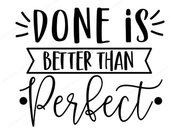 Done Is Better Etsy