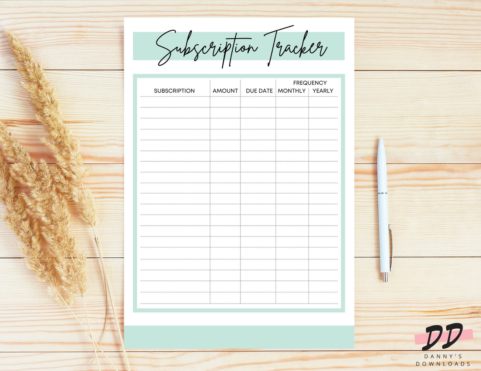 printable-subscription-tracker-membership-tracking-monthly-etsy