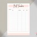Printable Monthly Bill Tracker 8.5x11 Instant Download PDF Monthly ...