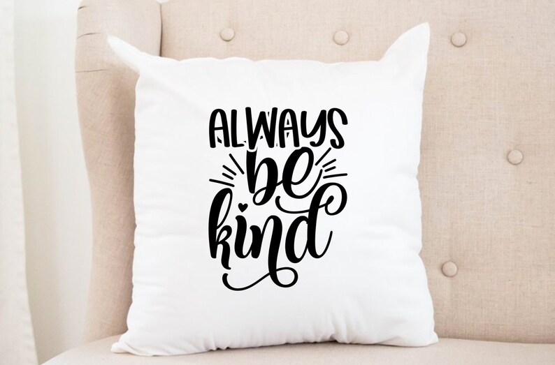 Immer freundlich sein Premium SVG Instant Graphic Download