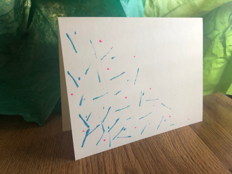 Greeting Cards Hand Painted Note Blank Cards Gift