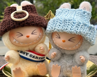 Gorro de Labubu personalizado, gorro de peluche de invierno