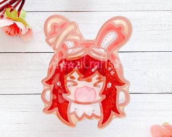 Genshin Baron Bunny Acrylic Phone Grip