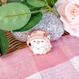 Gardener Doozi Enamel Pin: Kawaii Gardening Accessory