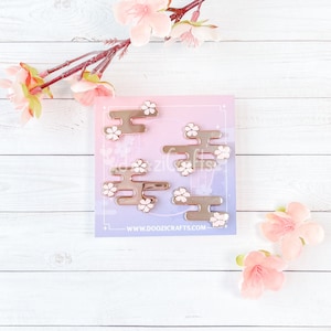 Sakura Smoke Cloud Filler Enamel Pin