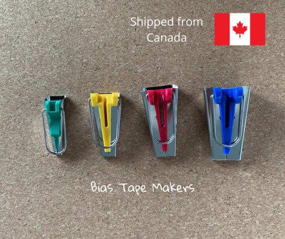 Bias Tape Maker Set: DIY Sewing & Quilting Tool (6-25mm)