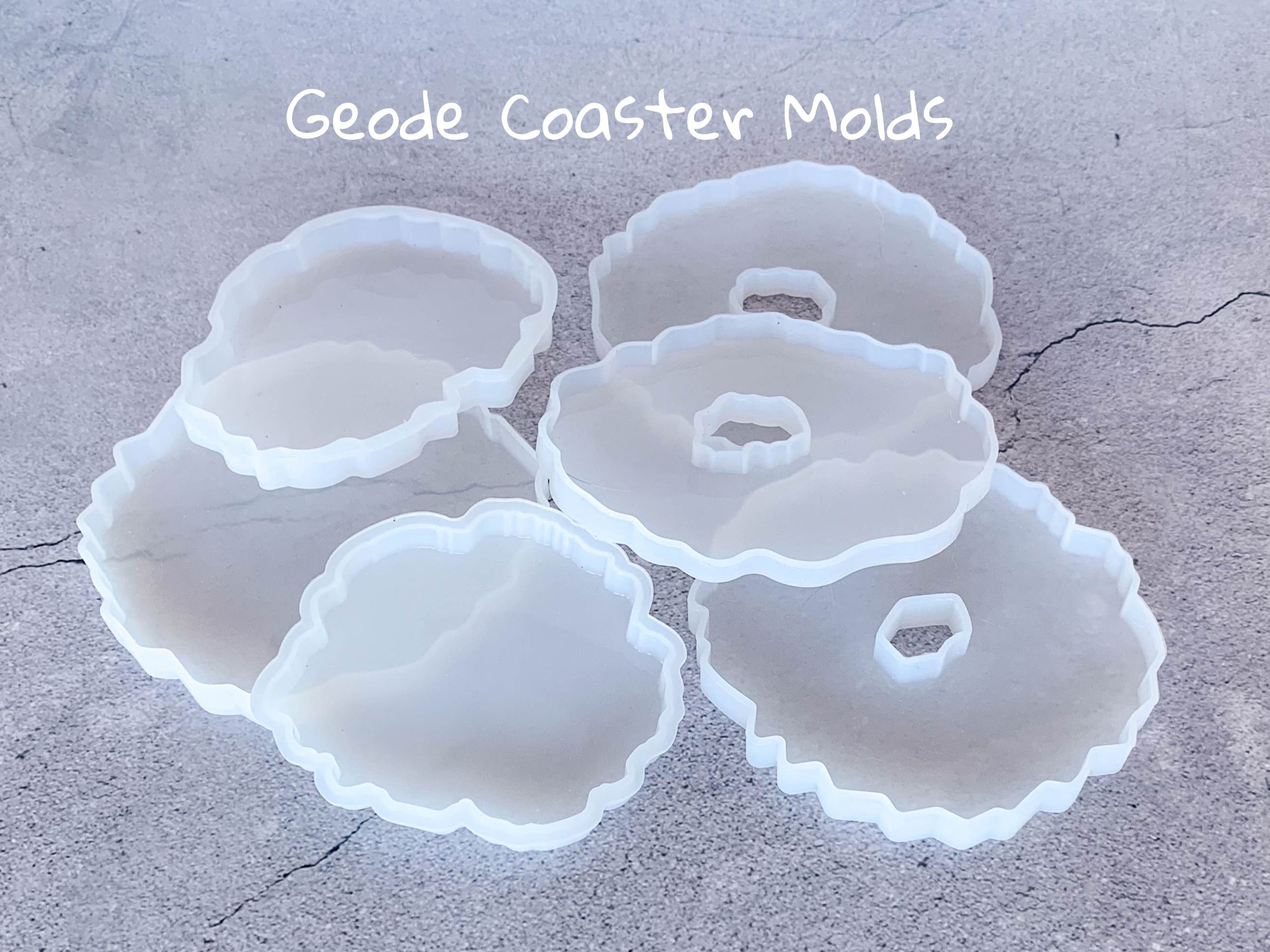 Silicone Coaster Molds for Resin Casting, Epoxy Resin Mold Irregular T –  resinartbysheri