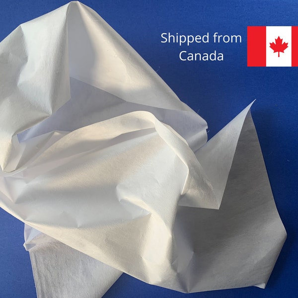 Polypropylene fabric for facemask filters, breathable and washable filter fabric for DIY mask making, shipped from Canada