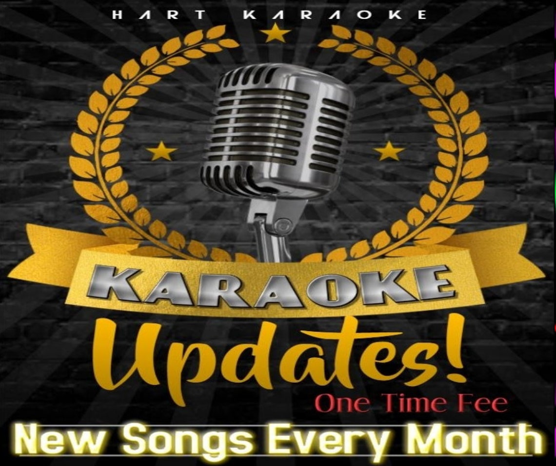 Brand New Karaoke Songs Every Month Works with Hard Drive Etsy