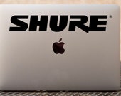 Shure Logo Vinyl Decal- Music Decal - Music Sticker