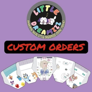 4 Pack Custom Dream-Up Adult Training Pants ABDL Custom Orders