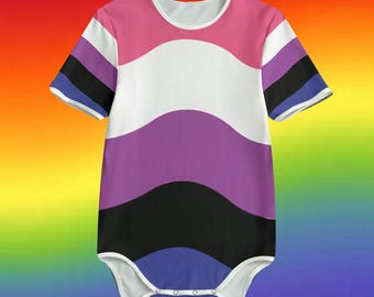 Pride Genderfluid LittleDreamzzz Made by Artist Bodysuit