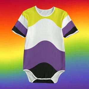 Pride Non-Binary LittleDreamzzz Made by Artist Bodysuit