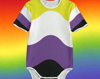 Pride Non-Binary LittleDreamzzz Made by Artist Bodysuit