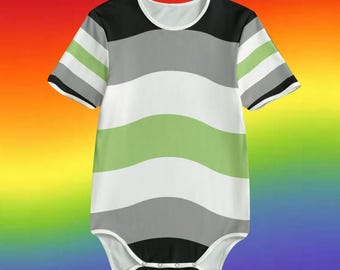 Pride Agender LittleDreamzzz Made by Artist Bodysuit
