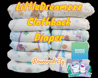1 XL Cloth Back Adult Baby Diapers Nappies