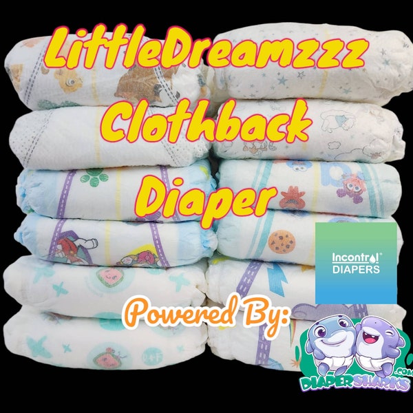 1 XL Cloth Back Adult Baby Diapers Nappies