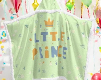 Adult baby Little Prince Hooded Blanket