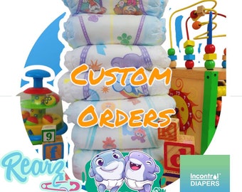 Clothback Custom Orders Pick Your Own Diapers Nappies (Each Sold Separately)
