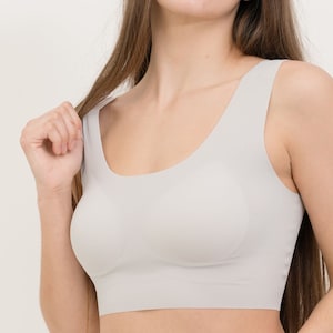 Women's Seamless Wireless Invisible Silicone Bralette Lightly