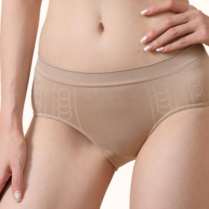 3 Pairs of Women&#39;s Seamless Comfort Underwear, Medium Cut Panties, Panties For Women Pack, Panties Set, Brief Panties, Women&#39;s Clothing