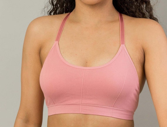 Women Seamless Comfort Padded Yoga Sports Stretch Bra Crop Top Vest Sleep  Bra 