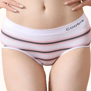 3 Pairs Women&#39;s Comfort Underwear, Striped High Cut Seamless Panties, Underwear For Women, Panties Fashion, Panties Sets, Women&#39;s Clothing