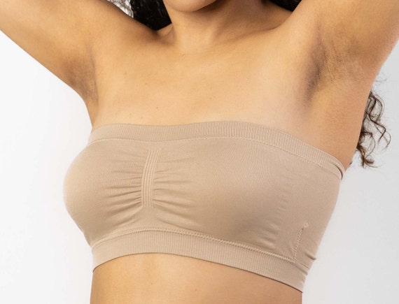 5 Pack Seamless Strapless Bra Bandeau Fits Fashion Tube Top Sports