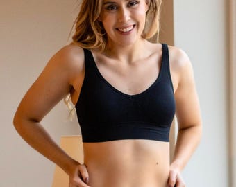 Seamless Fusion Yoga Bra: Comfortable Sports & Fitness Bra, Medium Support Activewear Top