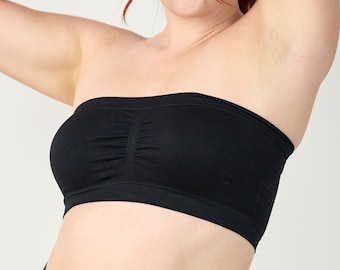 Seamless Bandeau Bras, All-Match Strapless Bras, Tube Tops, Crop Top, T-shirt Bras, Everyday Bras, Gift for Her, Women's Clothing