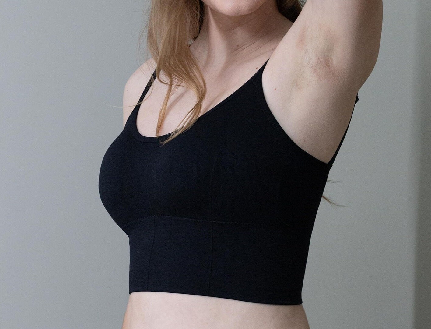 Sexy Low Back Bra, Half Cami Bra, Seamless Yoga Bra, Allday Comfort