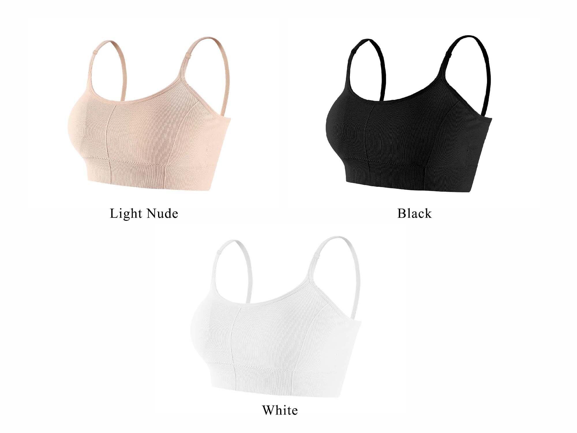Sexy Low Back Bra, Half Cami Bra, Seamless Yoga Bra, Allday Comfort