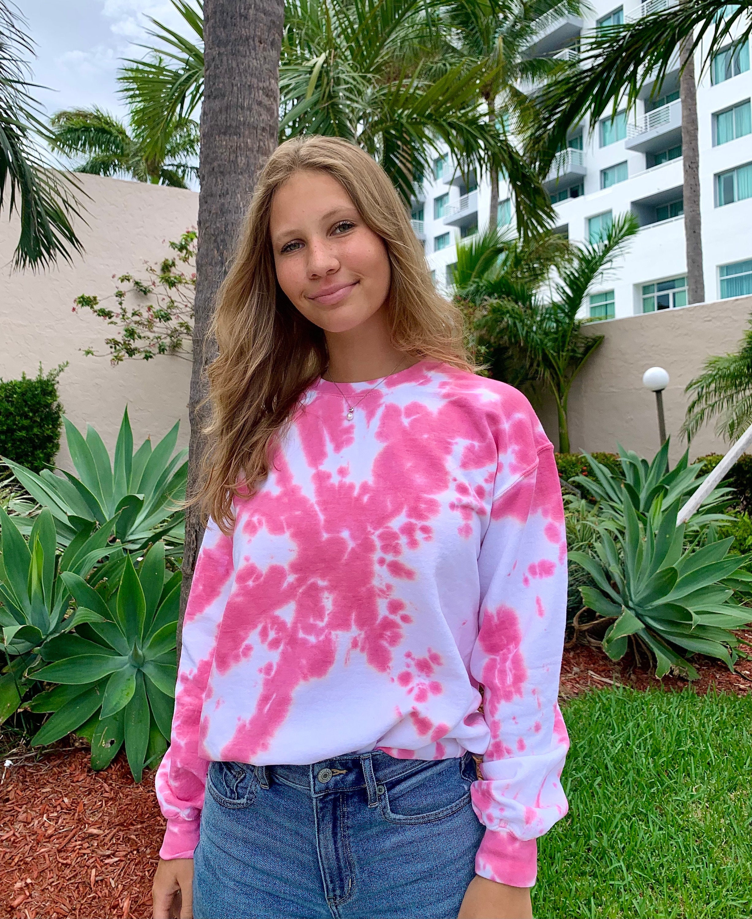 Tie Dye Crewneck Sweatshirt - Etsy