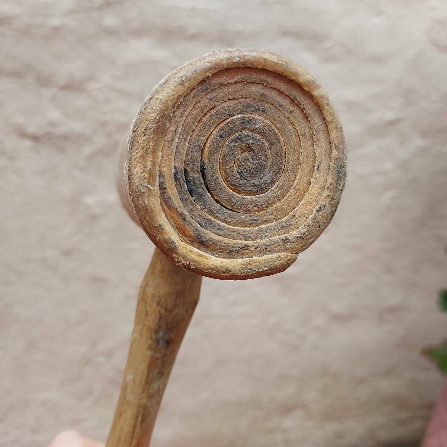 Vintage Rolled Leather Rawhide Mallet Etsy