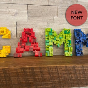 Letter - made with LEGO® bricks - 5 inches tall