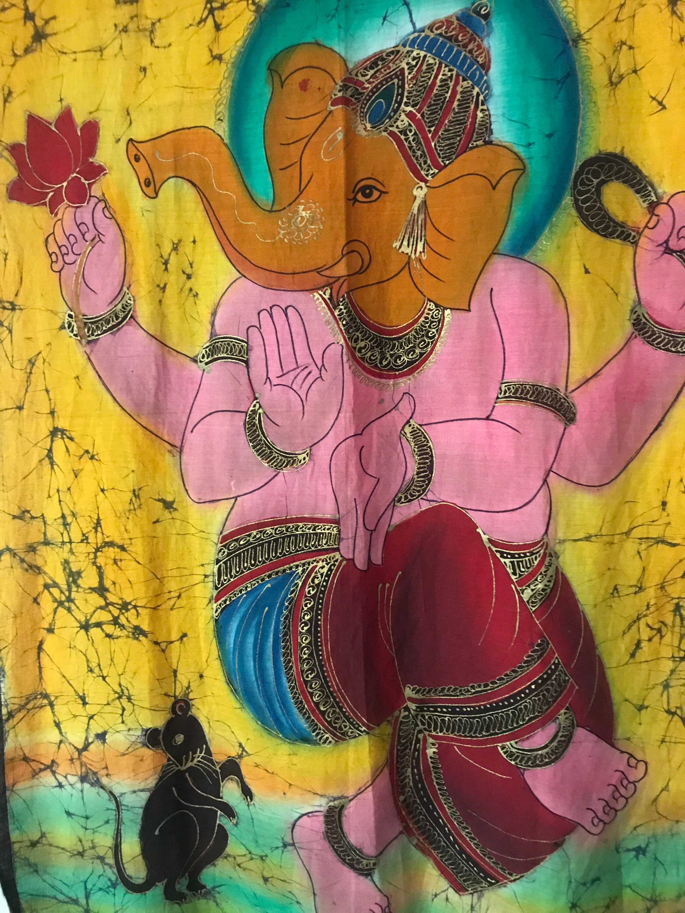 Ganesh art tapestry Etsy