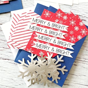 Kit de cartes de Noël à faire soi-même Kit de fabrication de cartes de Noël à faire soi-même