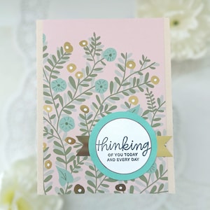 Carte Une pensée pour vous Carte Bon rétablissement Carte d'amitié Carte de sympathie Carte de fleurs Carte d'encouragement Carte Vous envoyer de l'amour