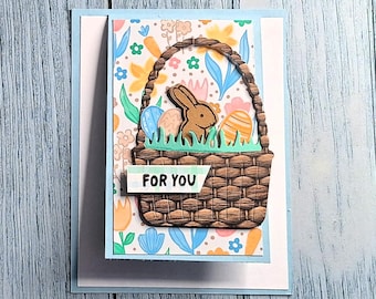 Easter Card.  Fun-fold opening.  Handmade.