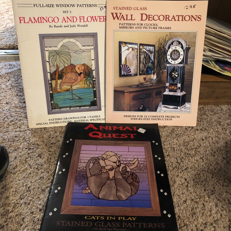 Stained Glass Book Bundle Etsy